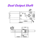 3V/6V/12V Dual /Single Output Shaft N20 Gear Moror Reducer Low Speed 4~380RPM Engine Robot DC Electric Metal Mini Micro Motors