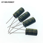 Direct Plug Radial Electrolytic Capacitor 6.3V-450V 10UF-4700UF 105℃ High Frequency Low ESR Aluminum Capacitor Fast Shipping Off