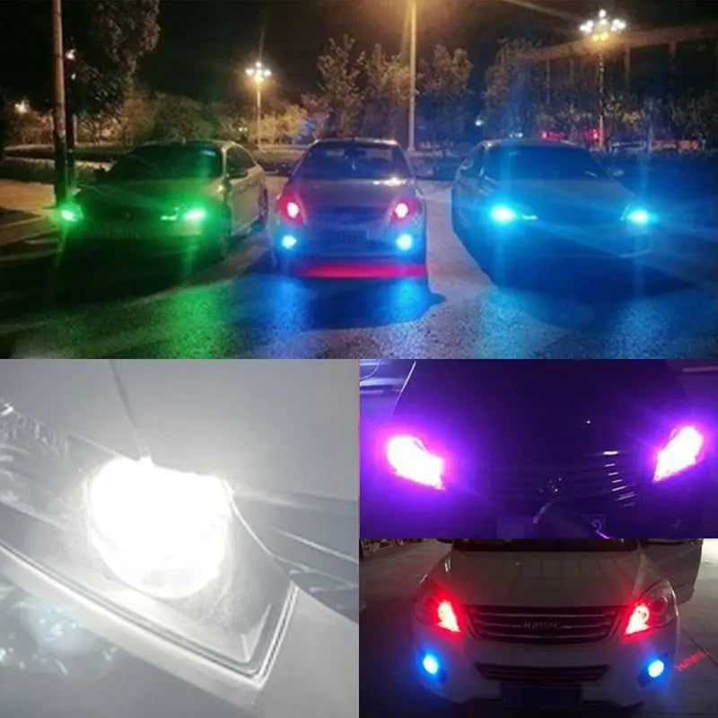 2pcs T10 LED W5W Cob Glass Car Light Bulb 194 168 LED Automobiles Interior Light Dome Reading Lamp License Plate Clearance Light