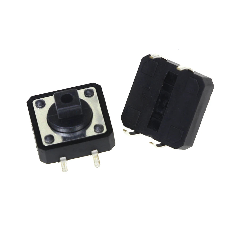 100Set Keycap Tactile Push Button Switch Momentary 12*12*7.3MM Micro Switch Button arduino Assorted Kit For Arduino Raspberry Pi