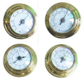 4 Inches 4 PCS/set Thermometer Hygrometer Barometer Watches Clock    Marine for WEATHER STATION