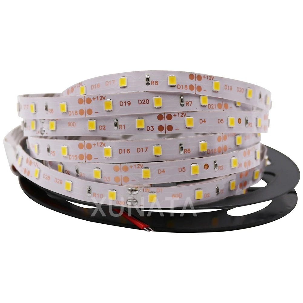 5M LED Strip SMD 5050 5054 LED Tape Waterproof Ribbon Diode 12V 2835 Flexible Neon Lights 60/120Leds/m LED Lights for Room Decor