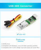 WitMotion USB-UART 6-In-1 Converter, Multifunctional USB-TTL/RS485/232, TTL-RS232/485,232-485)Serial Adapter, CH340/ CP2102 Chip