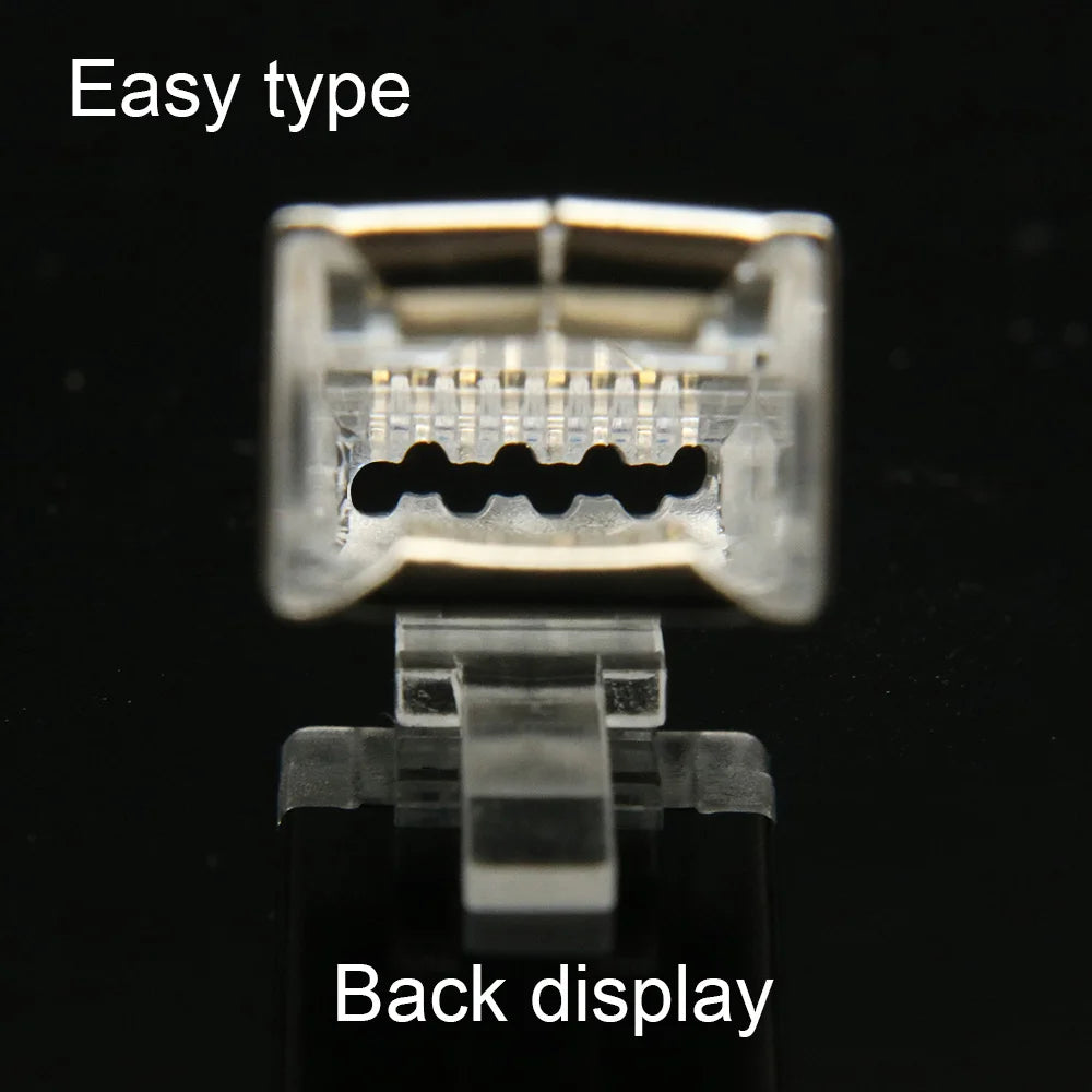 Xintylink 1.2mm RJ45 Connector CAT6 Network Plug 8P8C STP RG RJ 45 Jack Shielded RG45 LAN CAT 6 FTP SFTP Ethernet Cable Modular