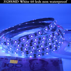 UV LED Strip Light 12V 24v Ultraviolet 60/120/240LEDS/M LED Diode Ribbon LAMP SMD 3528 Purple Flexible Tape for DJ Fluorescence