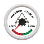 52mm 0-190ohm Waterproof Boat Marine Rudder Angle Indicator With Rudder Angle Sensor 7 color Backlight for Car Truck 12V/24V