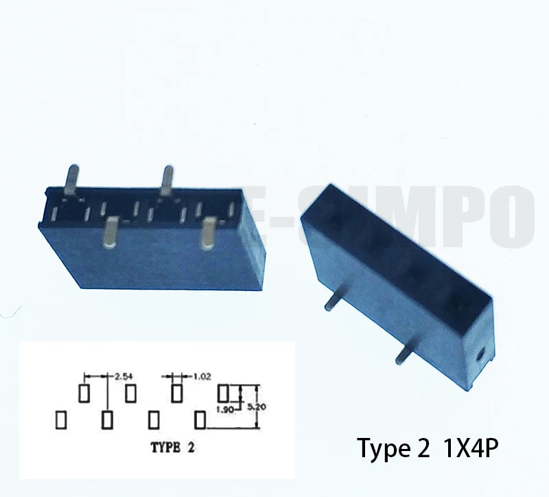 10pcs 2.54mm SMD Socket Stackable 1x2/3/4/5P 6P 7P 8P 9P 10P 20P~40p PH8.5 Single Row SMT Female Header Connector