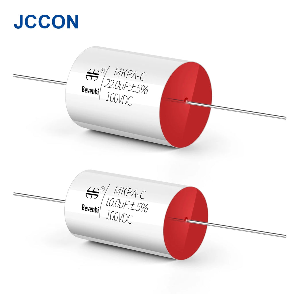 2Pcs MKP Capacitor 100V 0.68UF-20UF Frequency Divider Metallized Polypropylene Film HIFI-end Audio Fever Capacitor MKPA-C Series
