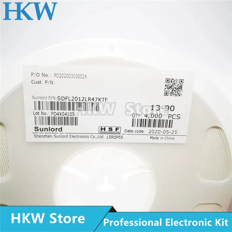 50pcs 0805 2012 SMD Stack Inductor 47NH 68NH 100NH 1UH 2.2UH 4.7UH 5.6UH 8.2UH 10UH 12UH 15UH 18UH 22UH 33UH 47UH 68UH 100UH 10%