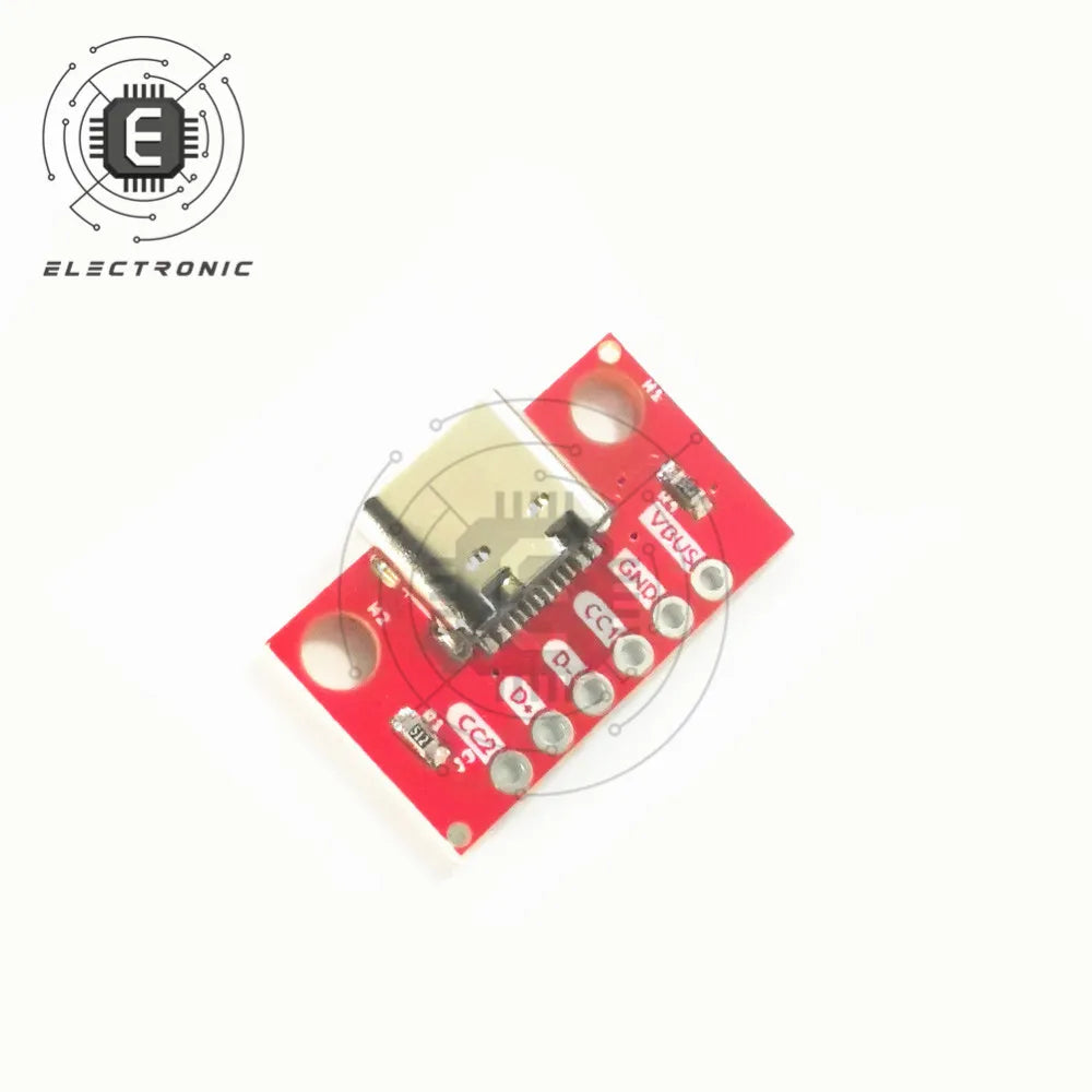 16P USB 3.1 Type-C Female Test PCB Board Adapter 2.54mm Connector Socket For Data Transfer Power Adapter Board Module