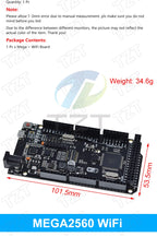 TZT Mega2560 ATMEGA16U2 / Pro Mini MEGA 2560 Mega+WiFi R3 ATmega2560 CH340G For Arduino Mega R3 Development Board ESP8266