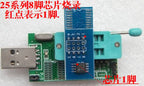 New ch341a bios usb programmer sop8 test clip soic8 sop16 1.8V adapter w25q64 mx25l6405 mx25l6405d 24 25 usb eeprom programmer