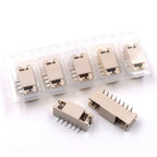 100pcs PH2.0mm Vertical SMD Surface Mount with Cap 2P 3P 4P 5P 6P 8P 9P 10P 12Pin High Temp Resistant Rohs SMT Wafer Connector