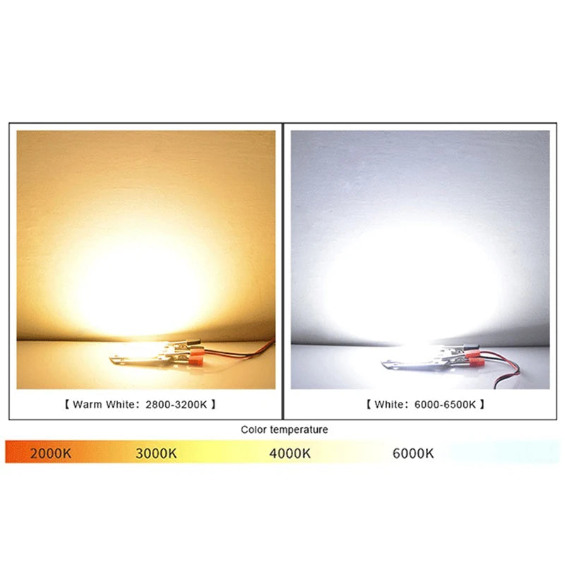 COB LED Lamp Chip AC 220V LED Bulb 10W 20W 30W 50W IP65 High Power Smart IC DIY Flood light Bulb Spotlight Outdoor Chip Lamp