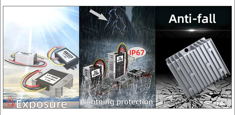 LY-KREE 24v to 12v converter 1A 3A 5A 10A 20A 30A 40A step-down module dc dc 24v to 12v step down converter dc power supply