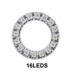 WS2812B 8/16/24/35/45 Leds Pixel Ring Addressable Led Modules WS2812 IC RGB Full Color Round Led Circle DC5V