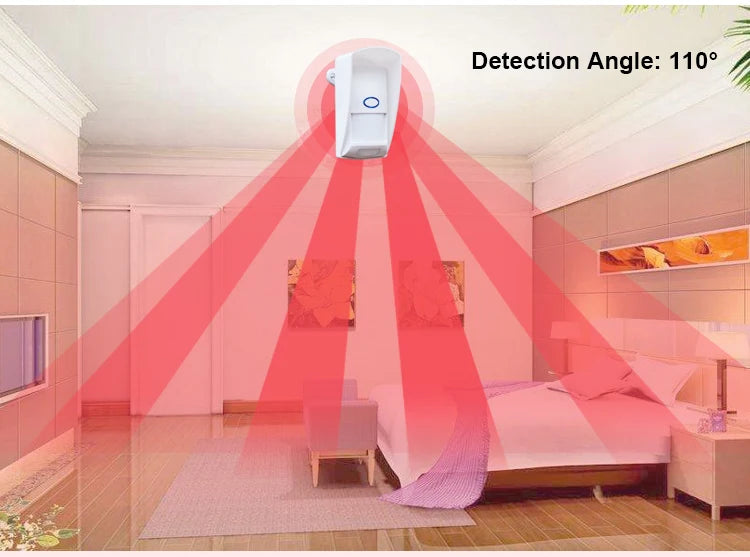 Outdoor Waterproof Wireless Animal Immune Infrared Detector 433MHz Long Working Distance For Home Burglar Wifi /GSM alarm system