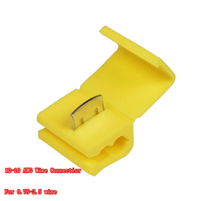 50/20/10PCS Red Electrical Cable Connectors Fast Quick Splice Lock Wire Terminals Crimp 22-16 18-14 12-10AWG Wire Connector