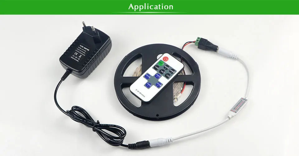 DC 12V LED Strip Single Color Controller RF Remote Control  17keys For monochrome 5050 2835 SMD LED Strip Light