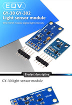 GY-302 GY-30 BH1750 BH1750FVI The digital optical intensity illumination sensor BH1750FVI of module for arduino 3V-5V