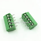 10pcs/lot KF350-3.5 2P-6Pin Terminal 300V 10A KF350 3.5mm 2Pin-6Pin Straight Pin PCB Screw Terminal Block Connector 24-18AWG