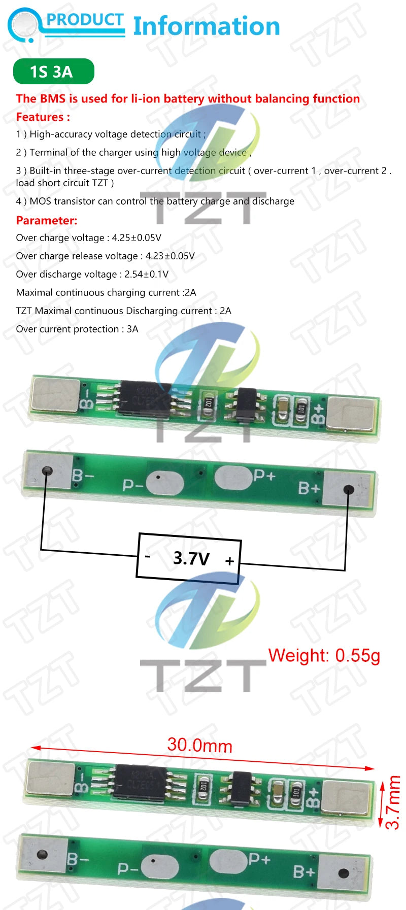 1/3PCS 1S 2S 3S 4S 3A 20A 30A Li-ion Lithium Battery 18650 Charger PCB BMS Protection Board For Drill Motor Lipo Cell Module