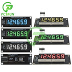 0.36 inch 6-digit LED Display Tube (decimal) 7 Segments Black TM1637 Red/Green/Yellow/Blue/White LED Display Module For Arduino