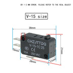 1PCS Micro Limit Switch CHZJTTDQ V-15.V-151.V-152.V-153.V-154.V-155.V-156.-1C 25 Travel Switch Limit Switch Silver Contact