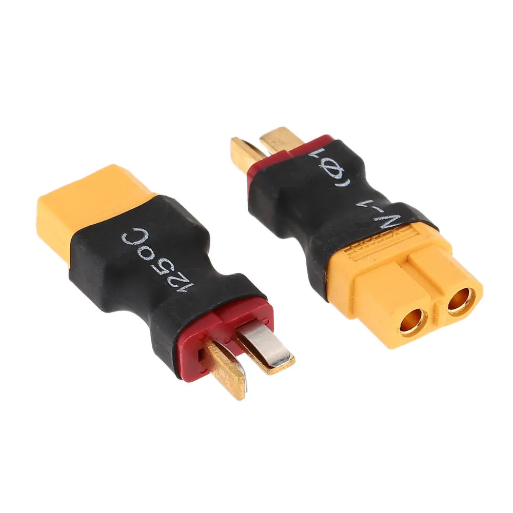 Amass Adapter XT60 to XT90 EC5 EC3 TRX T Deans XT30U Female Male Connectors 4.0mm Banana Plug RC Lipo Battery Control Parts DIY