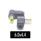 2PCS Male DC Power Plug Connector Angle 90 Degree L Shaped Plastic 5.5*2.5 5.5*2.1 4.8*1.7 4.0*1.7 3.5*1.35 3.5*1.1 2.5*0.7mm