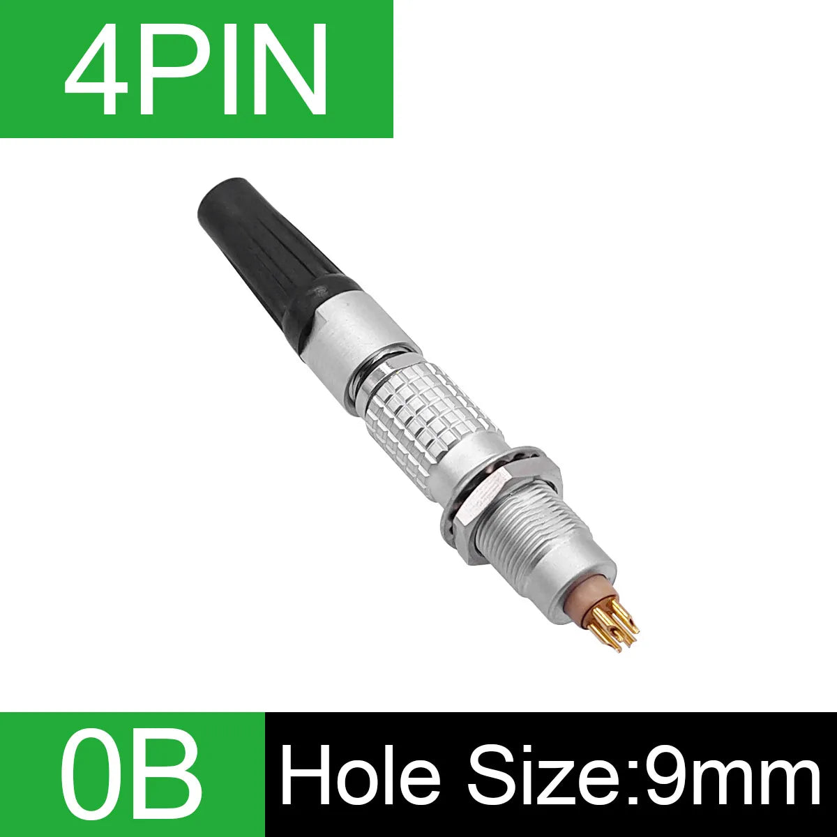 1Set 0B Connector 2 3 4 5 6 7 9 Pin FGG Plug For Sound Device Metal Circular  Plug Cable Connector EGG Socket
