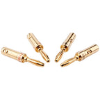 Banana Plug 4mm Alloy Gilding Banana Plugs for Speaker Cable Wire Banana Connector Adapter 8pcs Speaker Banana Plug Adapter