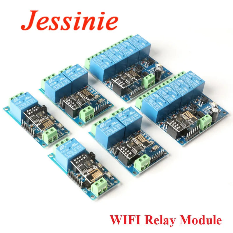 ESP8266 ESP-01 5V 12V 1 2  4 Way WiFi Relay Module Things Smart Home Remote Control Switch ESP01 WIFI Wireless Module Phone APP