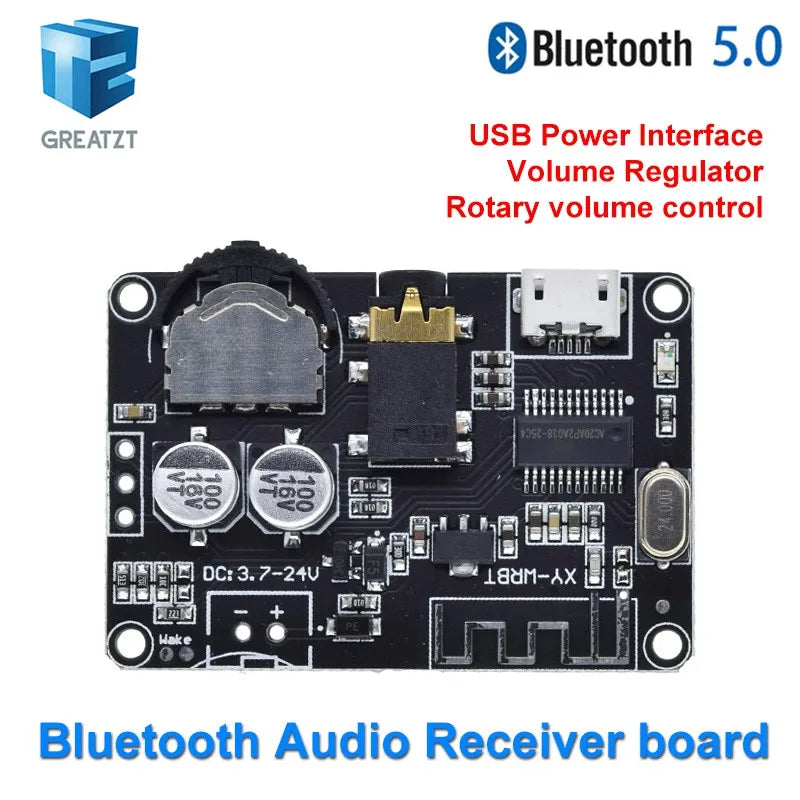 Bluetooth Audio Receiver board Bluetooth 4.1 BT5.0 Pro XY-WRBT MP3 Lossless Decoder Board Wireless Stereo Music Module With Case
