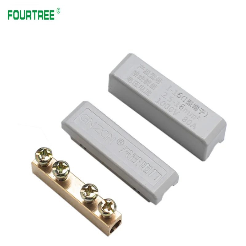 Terminal Block High Power I-Type Wire Cable Connector Quick Electrical Wiring Junction Box I-16/25/35/50  2.5-50mm2 80/120/150A
