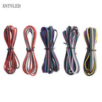 5m/10m/50m/100m 22AWG Led Wire Cable 2pin/3pin/4pin/5pin/6pin For WS2812B WS2811 5050 2835 5730 LED Strip Light