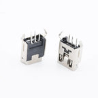 10/50Pcs Mini USB SMT SMD DIP 5 Pin Female Mini Type B Socket Connector Plug Straight DIP Jack Tail Connector Plug-in MINI USB