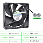 60mm 70mm 80mm 92mm 120mm 140mm Fan EC Brushless Cooling Fan AC 110V 120V 220V 240V for Cabinet Frequency Converter