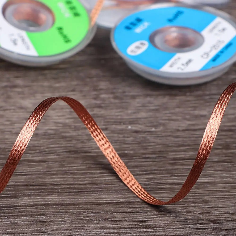 2022 Hot Professional Desoldering Braid Tape Copper Solde Wire Tin Solder Removal Soldering Wick BGA Repair High Quality Tools
