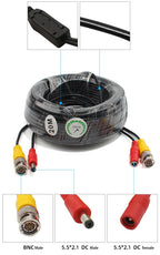 HKBTM High Quality BNC Cable Security CCTV Camera DC Power Copper Core AHD CVI Video Surveillance DVR System