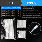 2：1 Thermoresistant Tube Heat Shrink Wrapping Kit Assorted Wire Cable Sulation Sleeving 3:1  Heat Shrink Tubing