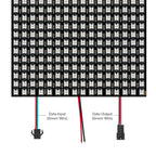 1-10Pcs WS2812B RGB Flexible 16x16 8x32 256Leds Pixel Panel Matrix Screen Led Module WS2812 IC ECO Individually Addressable DC5V