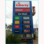 8 Inch 7 Segment Outdoor Waterproof Digital Number Module For LED Gas Station Electronic Fuel Price Sign