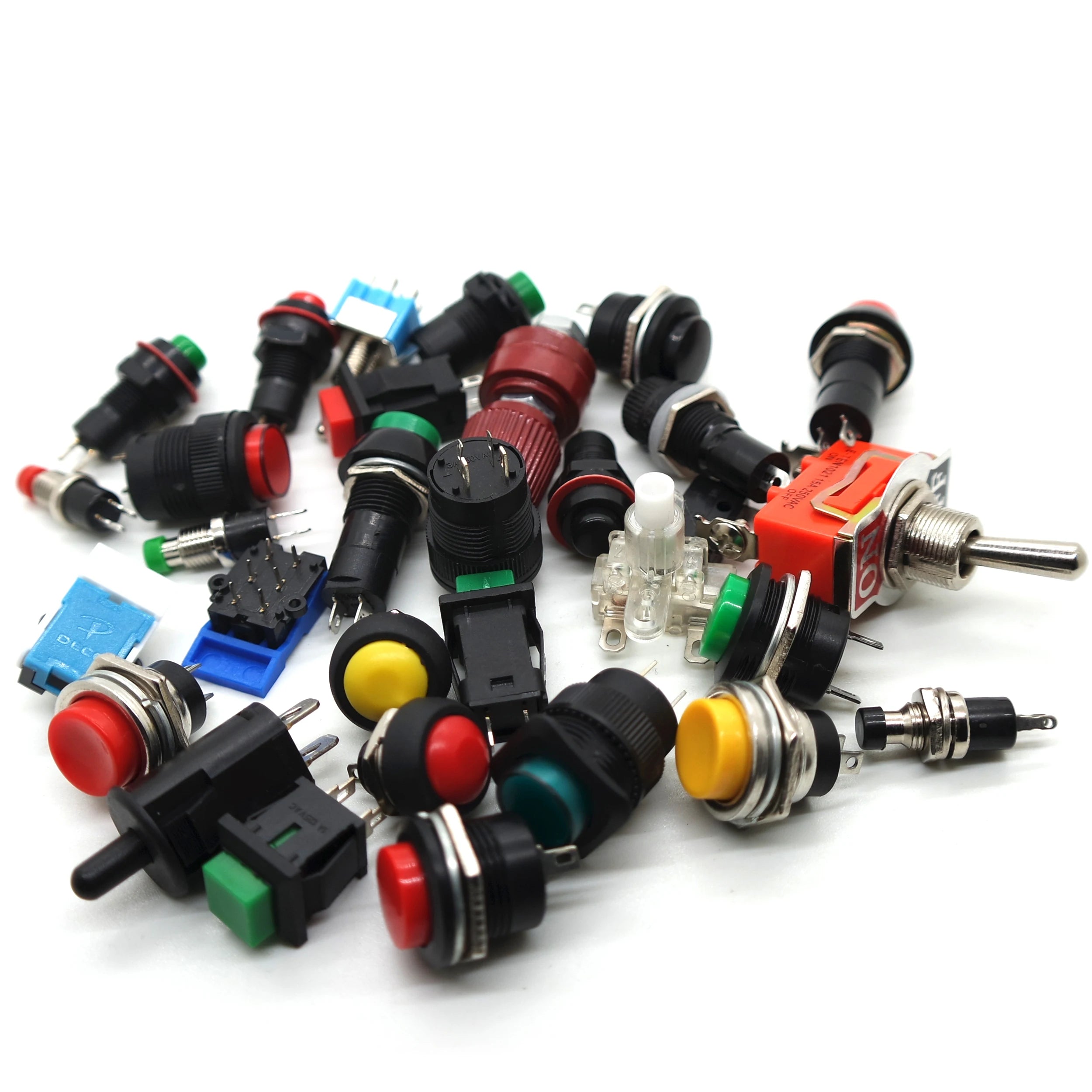 FS-101 Din Rail Mount Single Pole 6X30mm 10A Fuse Holder Glass Fuse Tube Fuse Casing Fuse socket with indicator light FuseHolder