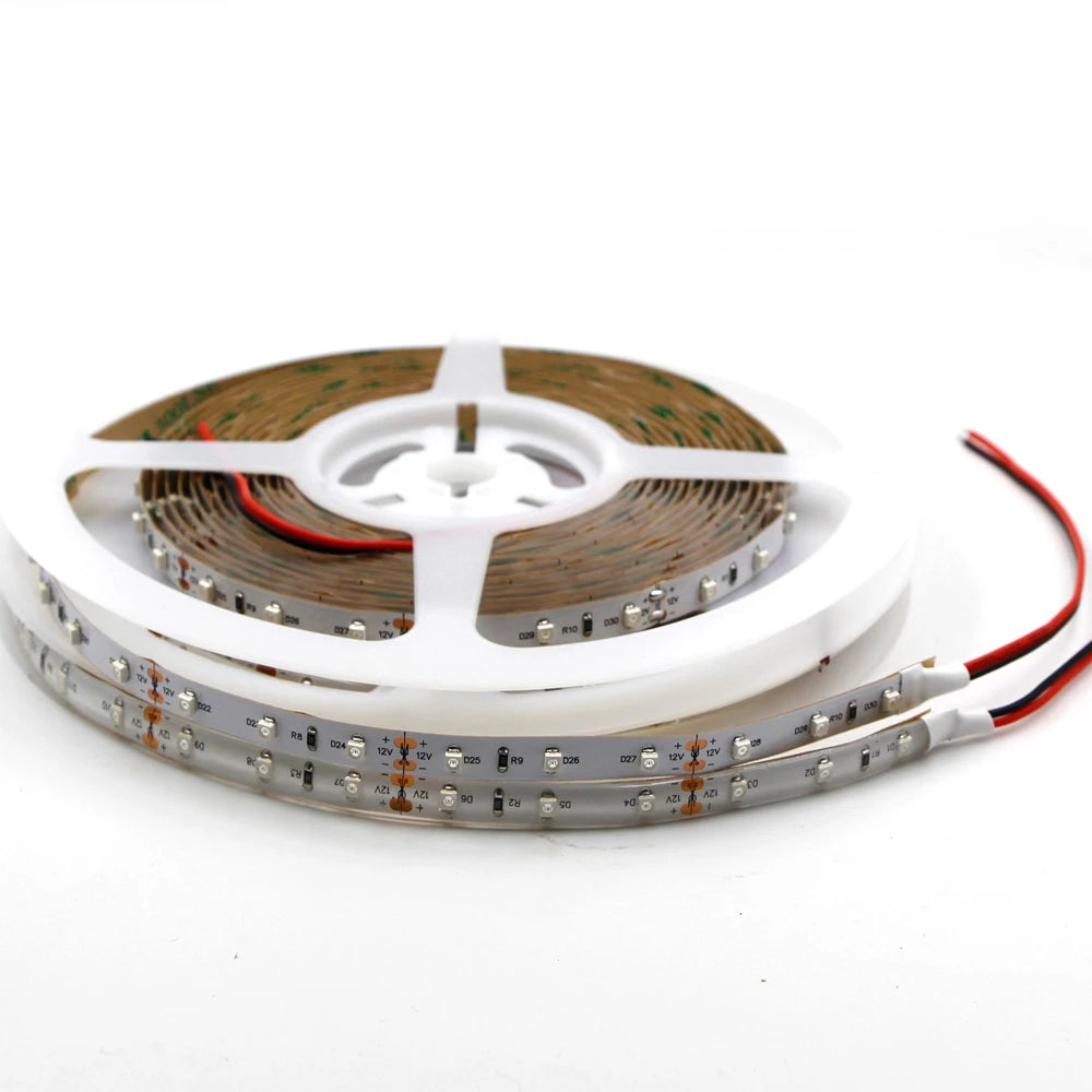 led strip lights decoration for wall bedroom True Orange no Amber Yellow 3528 5050 SMD 12V Car Tail Lamp Stop Light Indicator