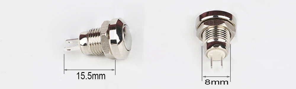 Push Button Switch Electric Waterproof Power 6v 12v Led Light Momentary on Off 8/10/12/16/19/22/25/30mm Micro Pressure Switches