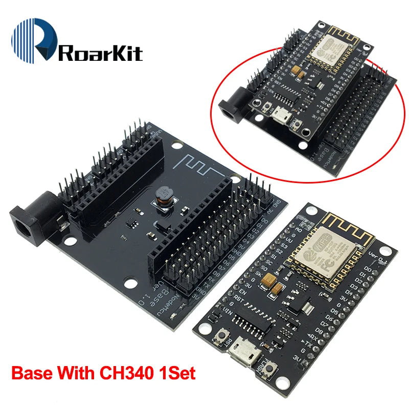 ESP8266 CH340G NodeMcu V3 Lua Wireless WIFI Module Connector Development Board ESP-12E Micro USB CH9102X CP2102 Based L293D