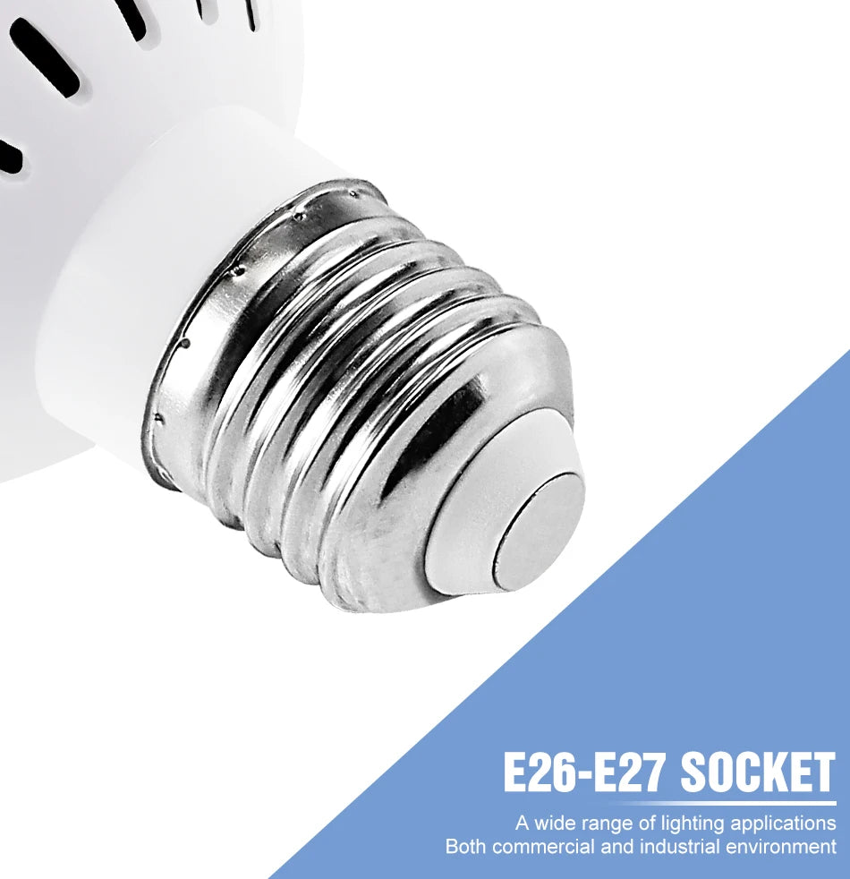 LED Bulb E27 Spotlight 220V Lamp 30W 50W 80W Warm White Light Bulb LED Chandelier 110V Ceiling Lamp For Home Living Room Bedroom