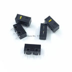 10Pcs HUANO Micro Switch Red Yellow Pink White Blue Green dot Blue Shell Pink Dot 80 million Mouse maintenance button switches