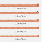 10pcs/Lot Mechanic Solder Wick Remover Desoldering Braid Wire Sucker Cable Wire 1.0/1.5/2.0/2.5/3.0/3.5/4.0mm Welding Accessory